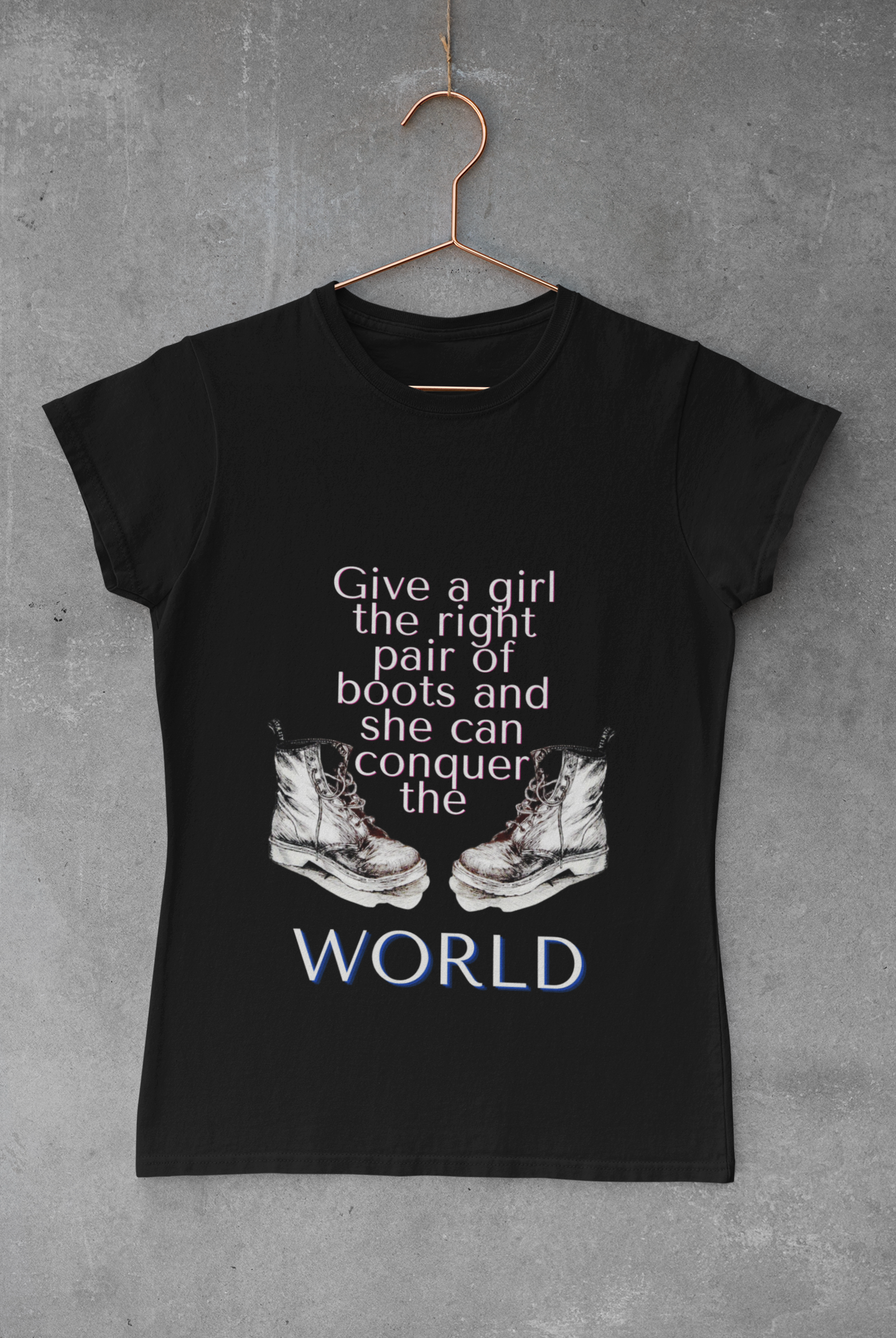 Dr Marten's Inspired 'Conquer the World' T-Shirt