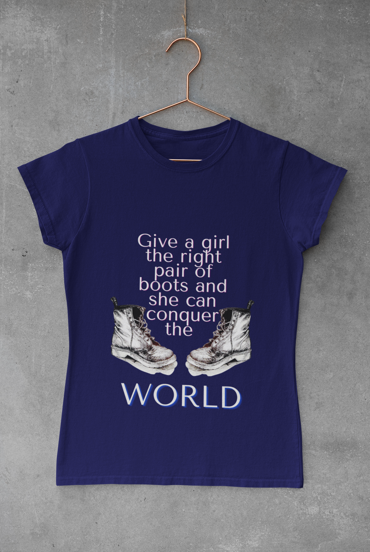 Dr Marten's Inspired 'Conquer the World' T-Shirt